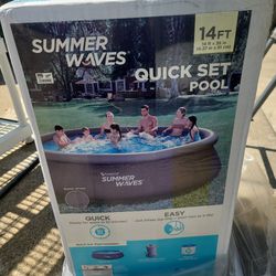 Summer Waves Quik Set Pool 14ft.x36 Inch Brannew  In The Box