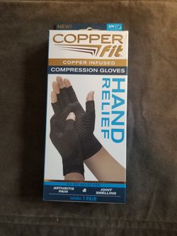 Copper Fit Compression Gloves