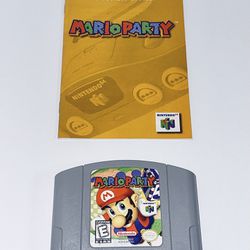 Authentic Mario Party 1 - Includes Manual! (Nintendo 64, 1999)