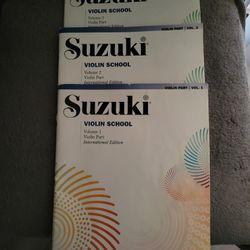 Suzuki Violin School 1, 2 And 3 Books