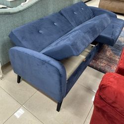 JUNIPER VIKA NAVY BLUE SEAT SLEEPER SOFA