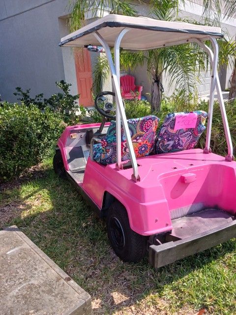 FREE Pink Yamaha Golf Cart 