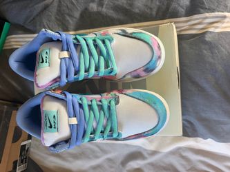 Nike sb dunk low Futura Laboratories Bleached Aqua size 8.5