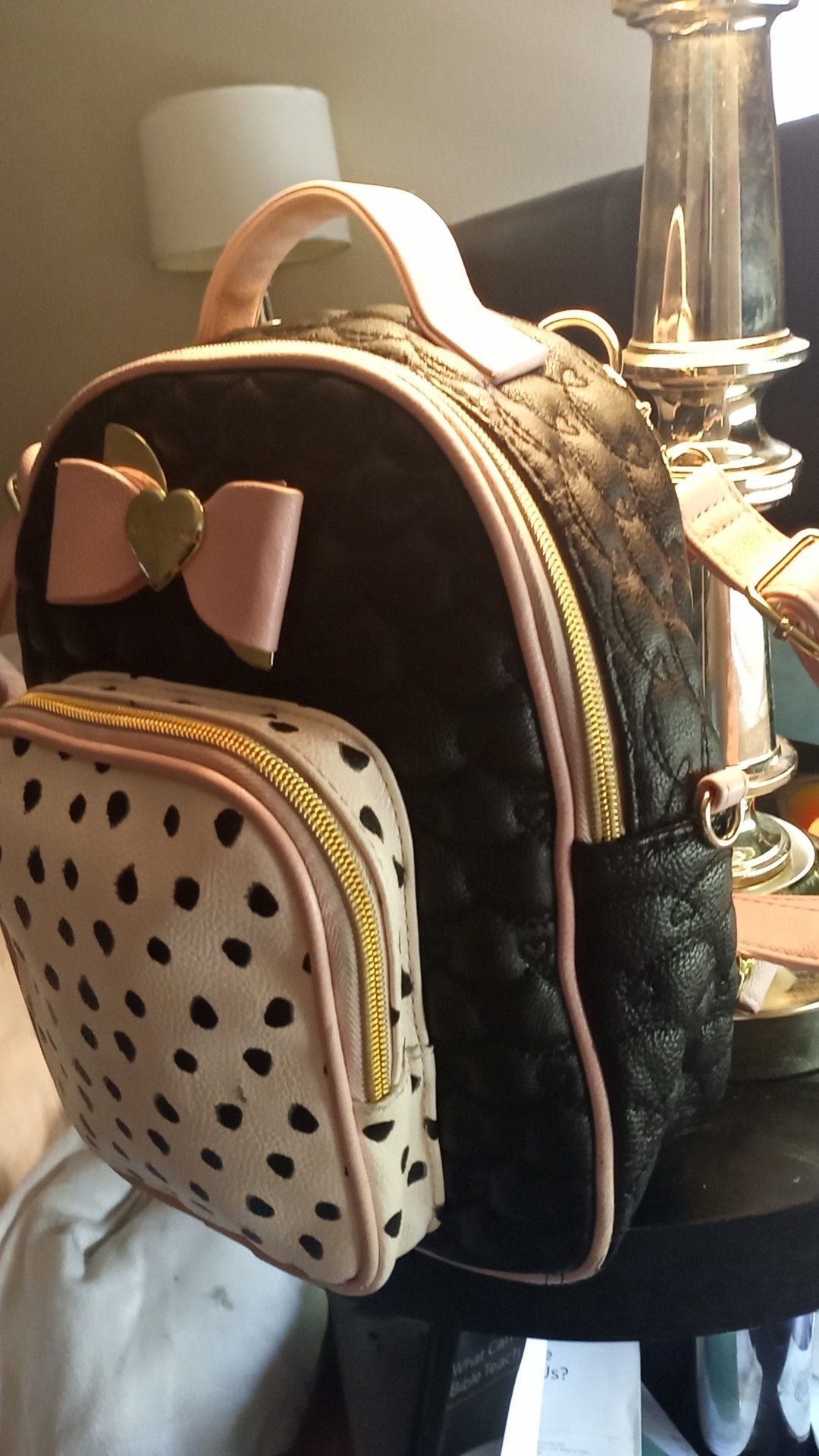 Betsey Johnson backpack purse