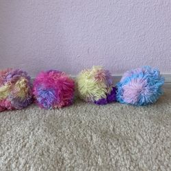 (4) Animal Plushies 