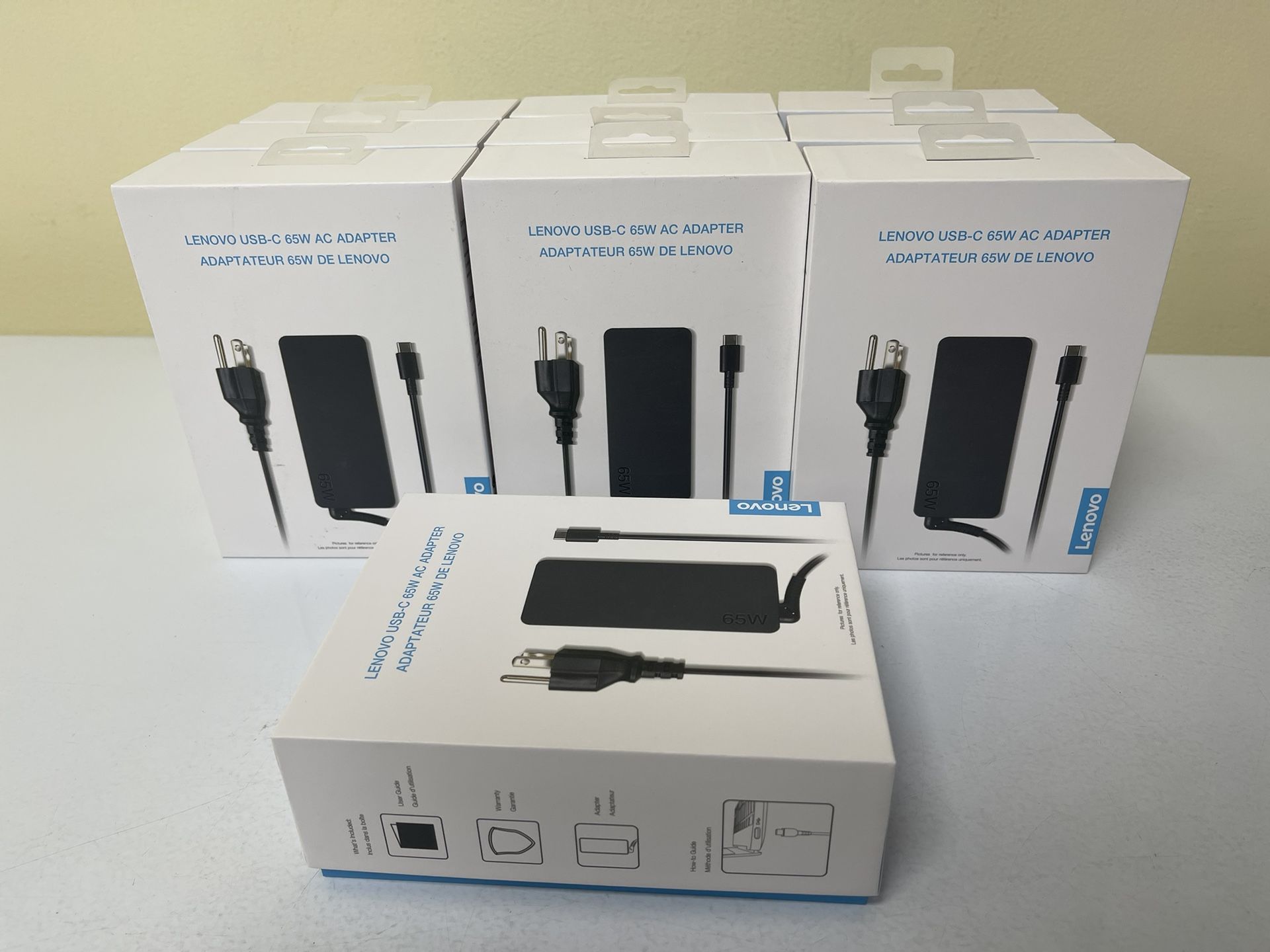 Lenovo® USB Type-C 65W AC Adapter, 5.9', Black, GX20P92530