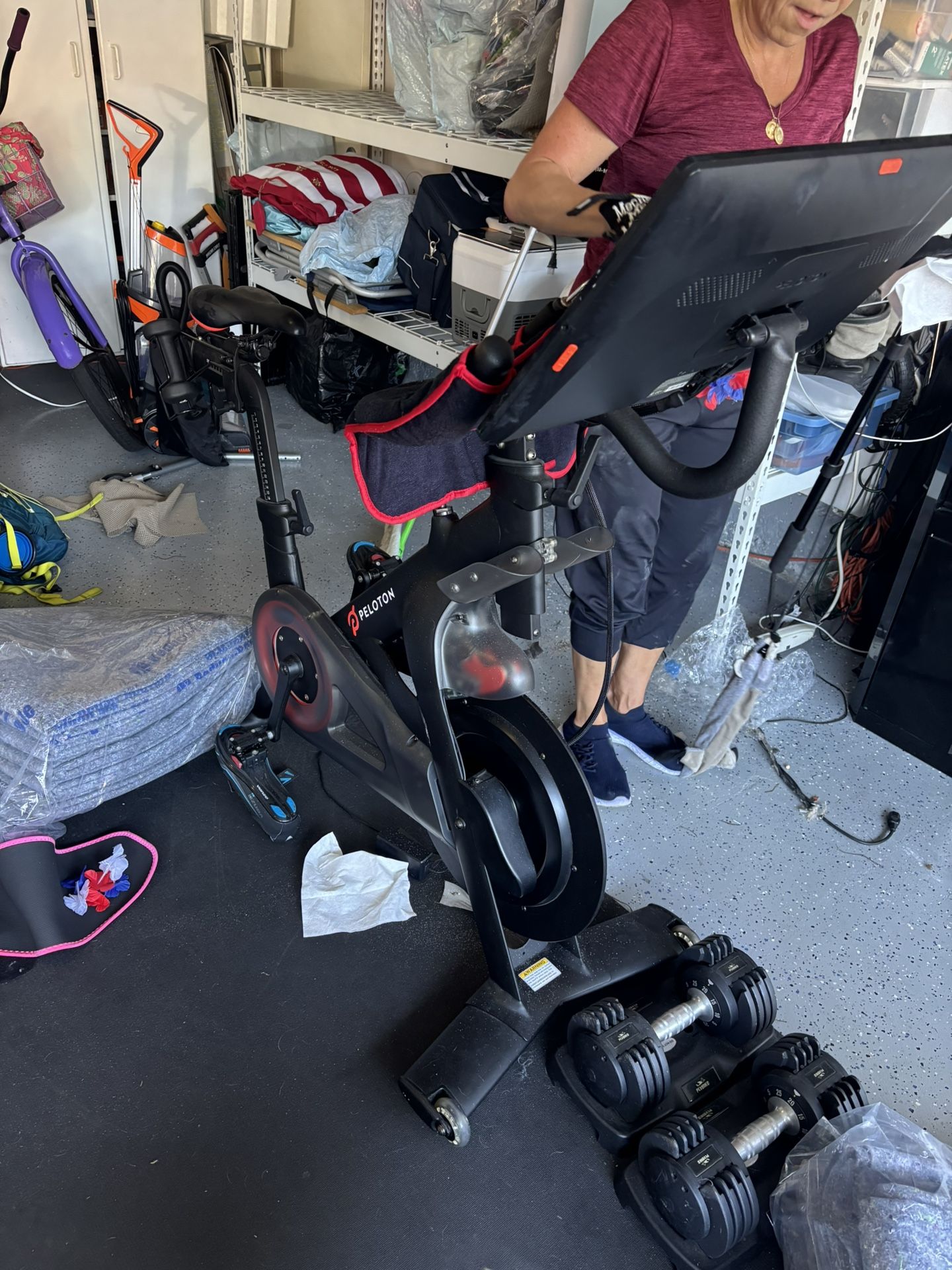 Amazing Condition Peloton Stationary Bike 