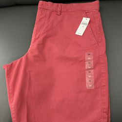 Men’s Red Casual Shorts Size 34 