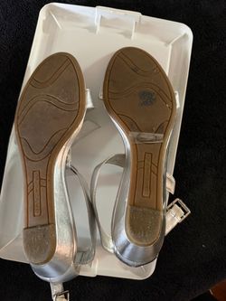 Silver Bandolino Sandals