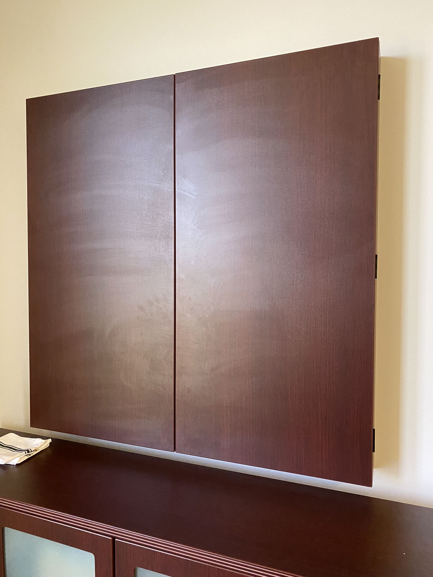 Mahogany Office Whiteboard