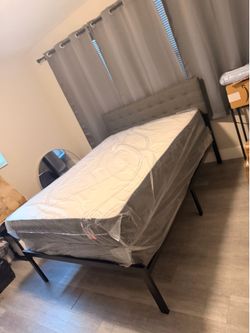 Full mattress with box spring (2pc set - new) NEW KING-QUEEN-FULL-TWIN SIZE SETS MATTRESS AND BOX SPRING 2-pcs