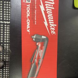 Milwaukee Cordless Drill Right Angle Drill 3/8 Tool Only 