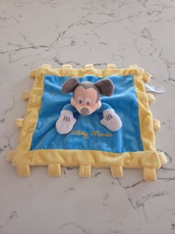 AUTHENTIC ORIGINAL MICKEY MOUSE SECURITY BLANKET FOR BABIES SEE DESCRIPTION