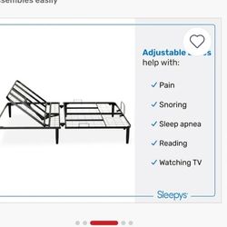 KING SIZE Sleepy’s Basic Adjustable Base 