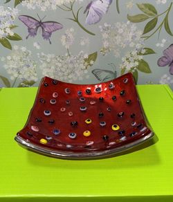 Beautiful small Murano Glass Bowl / Tray 