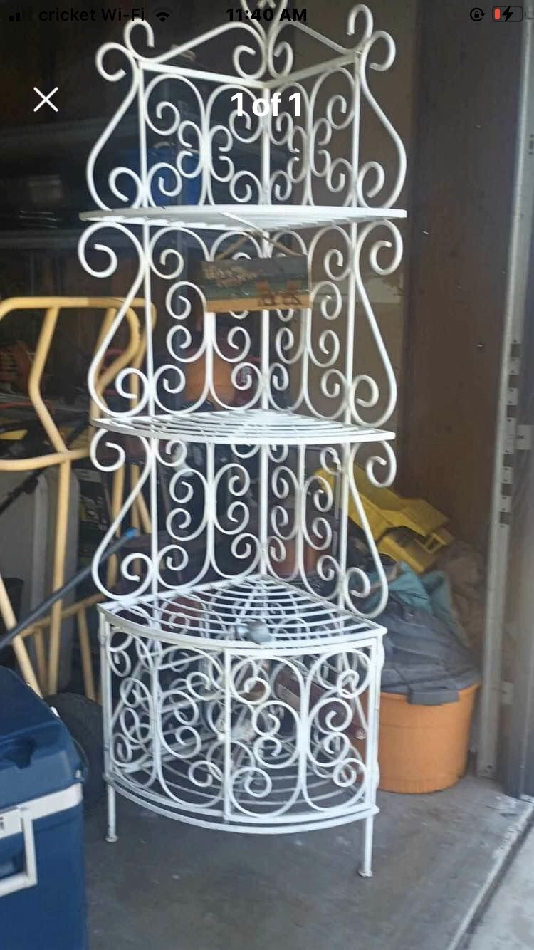 Iron Corner Wine/Shelf Rack 6ft 7”