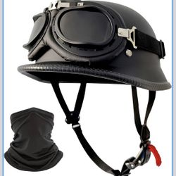 Motorcycle Helmet German Style Half Helmet  X(46)