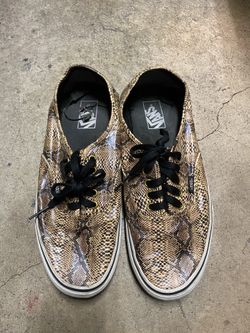 SNAKE PRINT VANS AUTHENTIC - SIZE 11 - USED