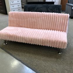 Pink Corduroy Comfy Futon 