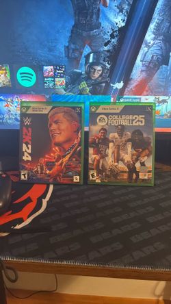 Wwe 2k24 and cfb 25 for Xbox series x