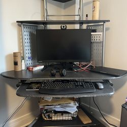 Four Tier Corner Computer Desk