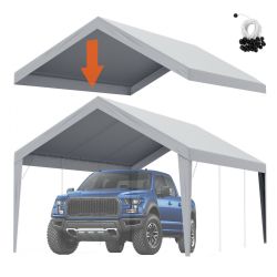 Carport Replacement Canopy Cover 12 x 20 ft,