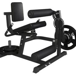😀 Leg Extension and Curl Machine, Lower Body Special Leg Machine, Adjustable Leg Exercise Bench with Plate Loaded,