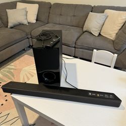 Sony Soundbar And Subwoofer 