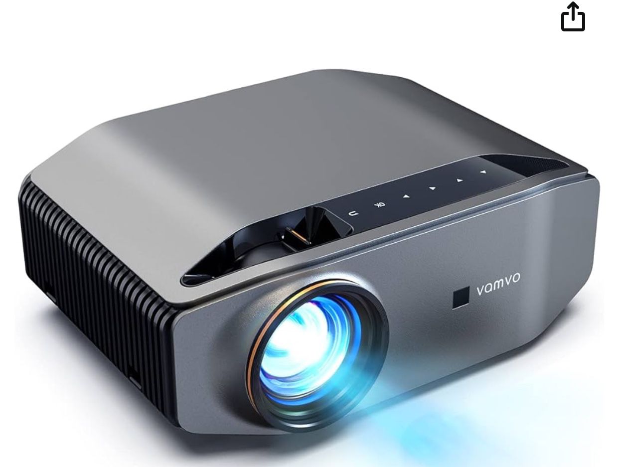 Vamvo L6200 Projector Support 1080P Full HD Video Projector 