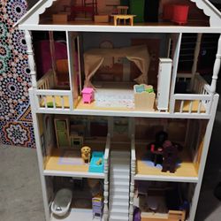 Doll House With Furniture 