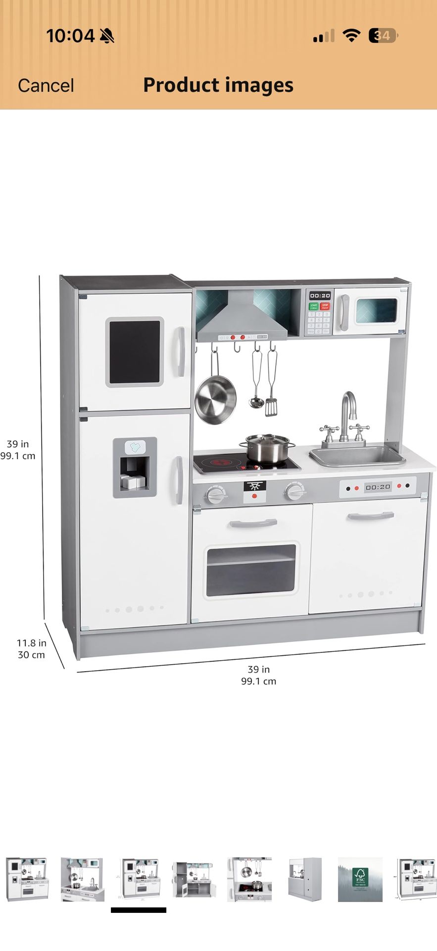 Kids Toy Plan Kitchen SetExcellent Condition