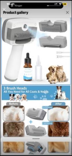 Pet steam brush- new in the box