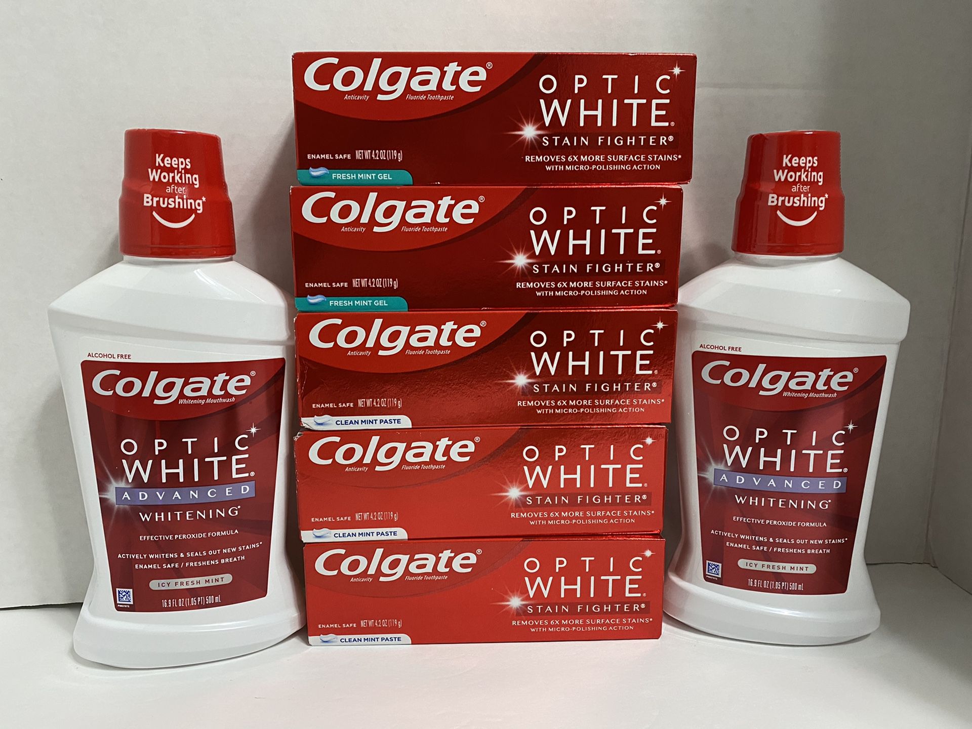 Colgate optic white bundle