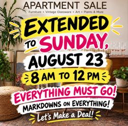 Extended to SUNDAY!! 8/23 La Mesa Vintage Apartment Sale