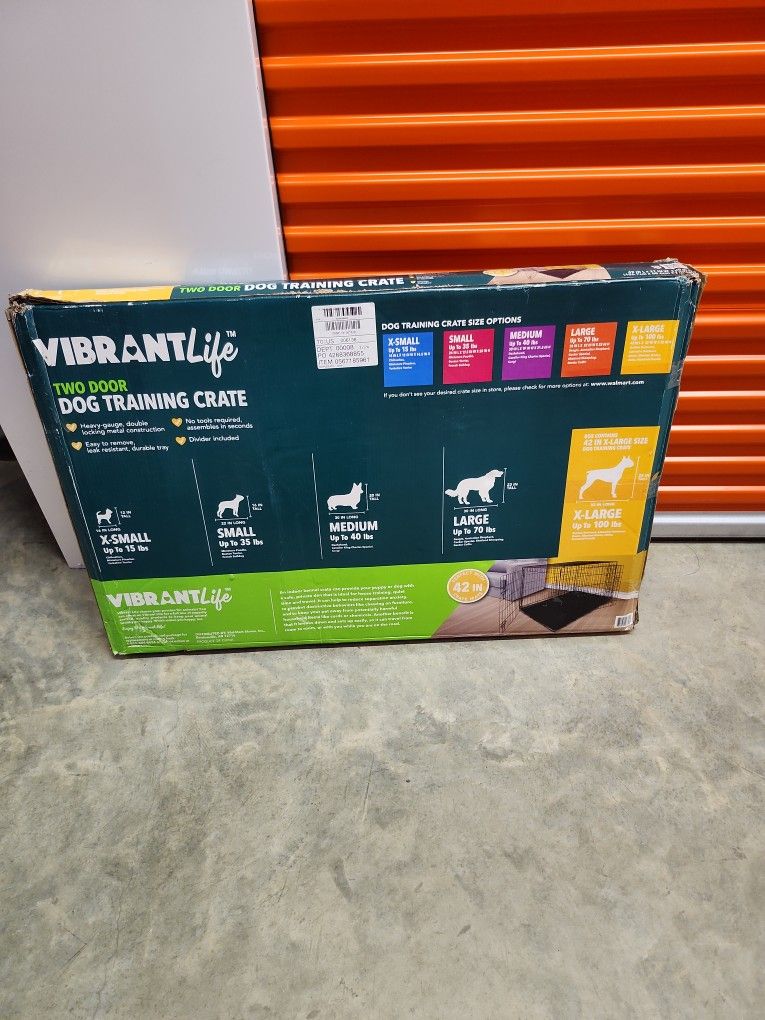 X-Large Dog Crate Up to 100 Lbs