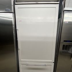 Panel Ready Viking Built In 36” Refrigerator Counter Depth 