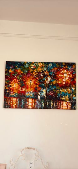 Vibrant Oil Painting.