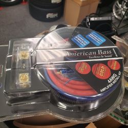 4G AMP KIT BY AMERICAN BASS $50