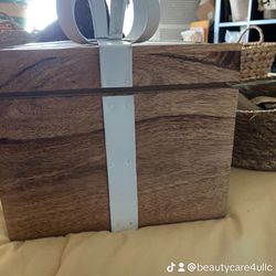 Vanilla Bloom Wooden Gift Box