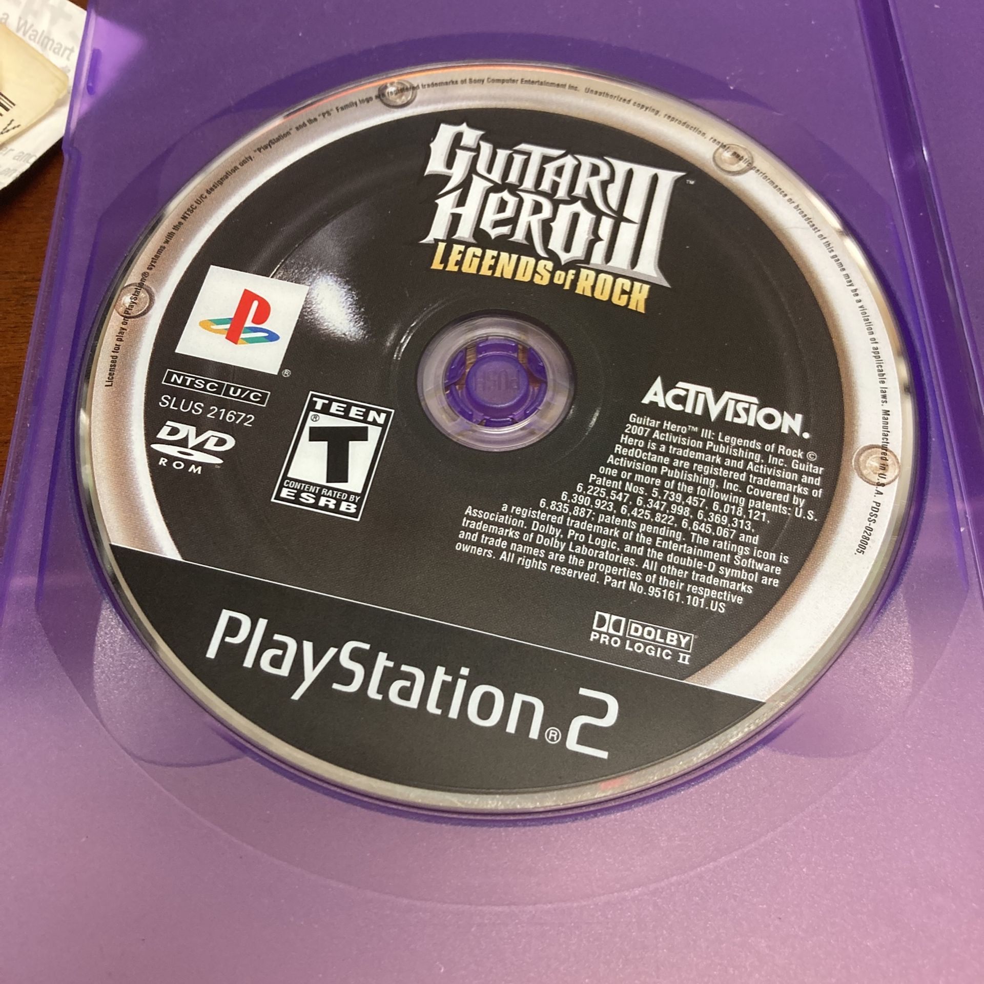 PlayStation2- Guitar Hero 3
