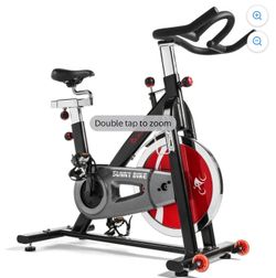 Sunny Health & Fitness Indoor Cycling Exercise Bike Workout Machine Belt Drive -