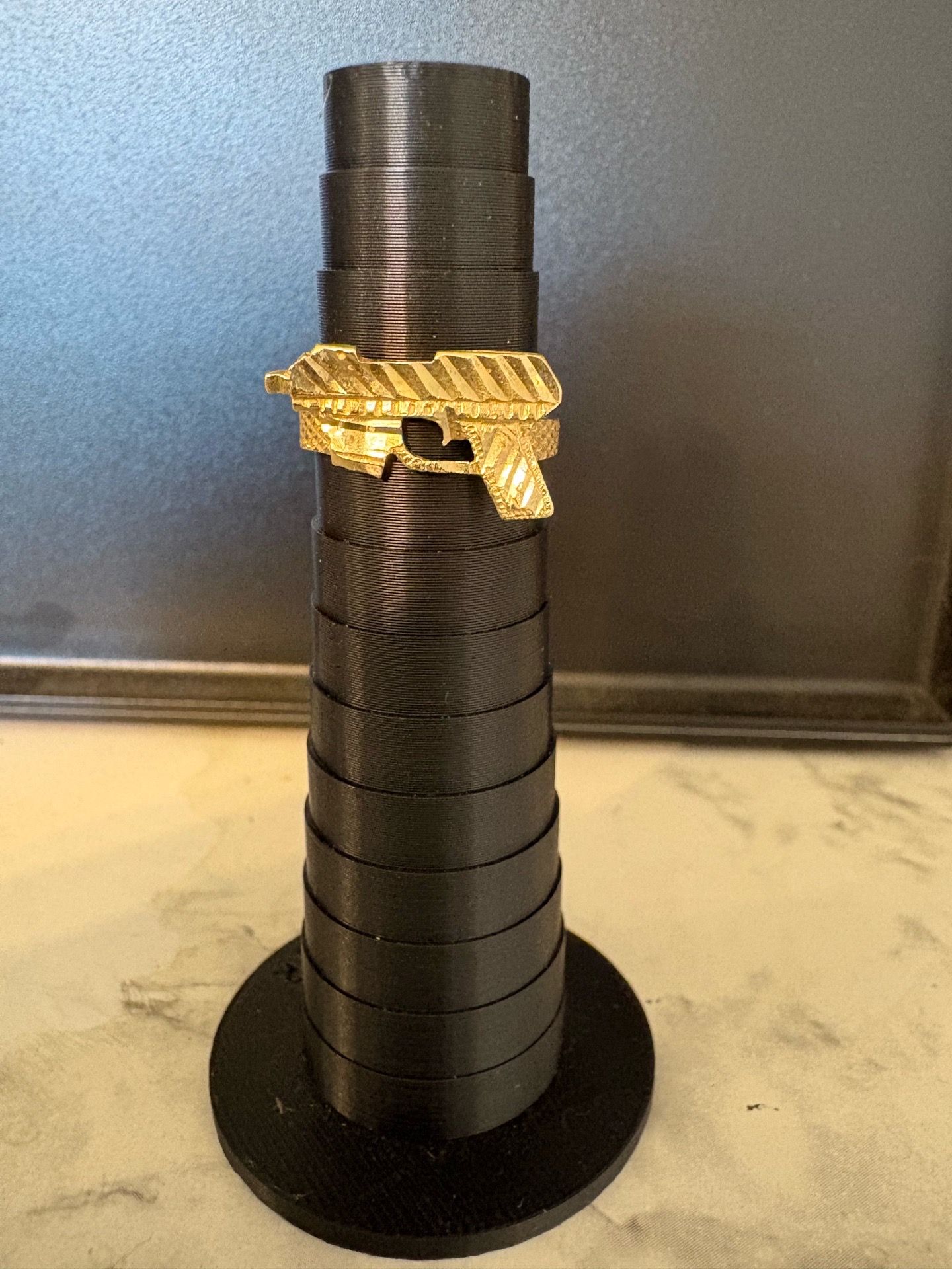 uzi gun ring