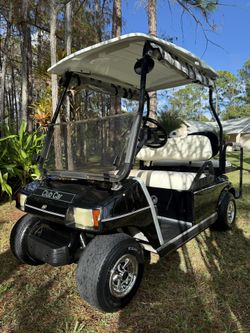 MINT 48 VOLT CLUB CAR GOLF CART!! BRAND NEW BATTERIES 4 SEATER!!