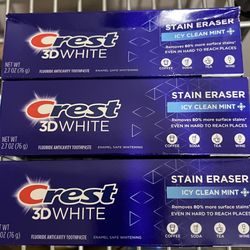 Crest Toothpaste $5 All