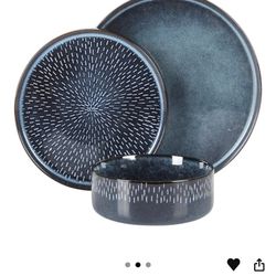 Gorgeous Gibson Elite 16 Piece, Stoneware Dish, Set Dinner, Plates, Salad Plates, And Bowls Dishes 