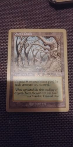 Gaea's Cradle Magic: The Gathering Card Signed
