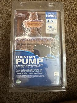 Fountain pump W light