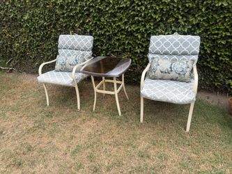 Lawn Chairs With Mini Table