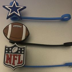 NFL Straw Toppers