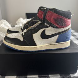 Jordan 1 Retro High OG SP Fragment x Union LA Varsity Red Sport Royal